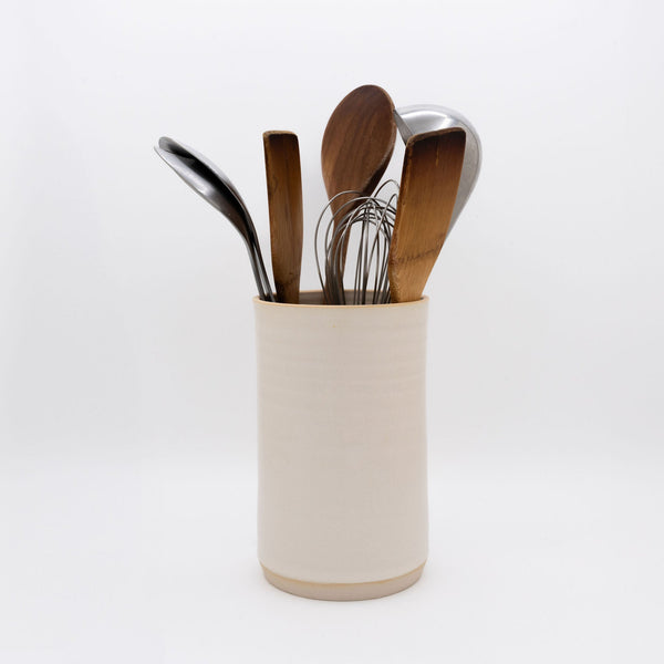 Utensil Holder - Clotted Cream