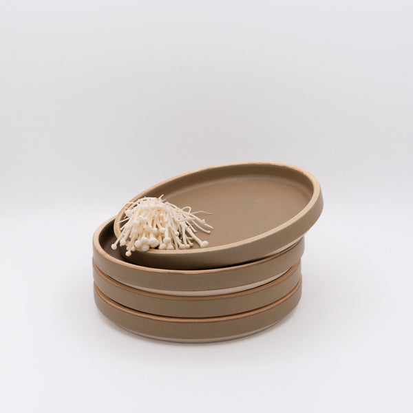 Breakfast Plate 4-Pack - Latte