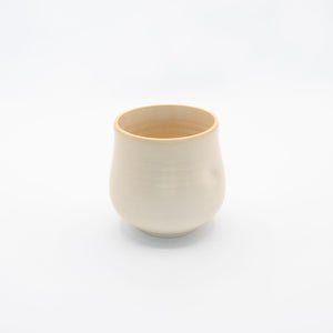 Thumbprint Tumbler - Clotted Cream