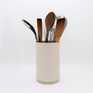 Utensil Holder - Clotted Cream