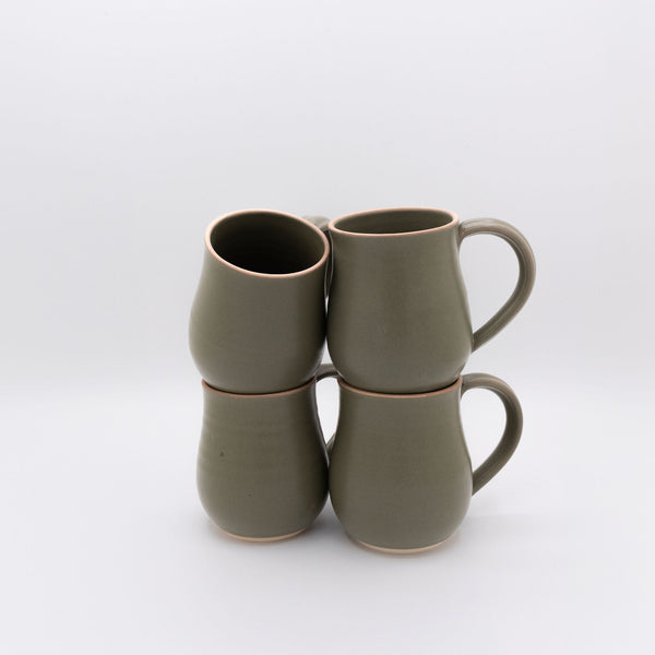 Honeypot Mug 4-Pack - Sage