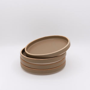 Breakfast Plate 4-Pack - Latte