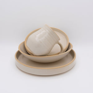 4-Piece Place Setting - Clotted Cream