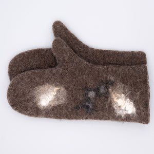 Felted Merino Wool Oven Mitts