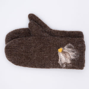 Felted Merino Wool Oven Mitts